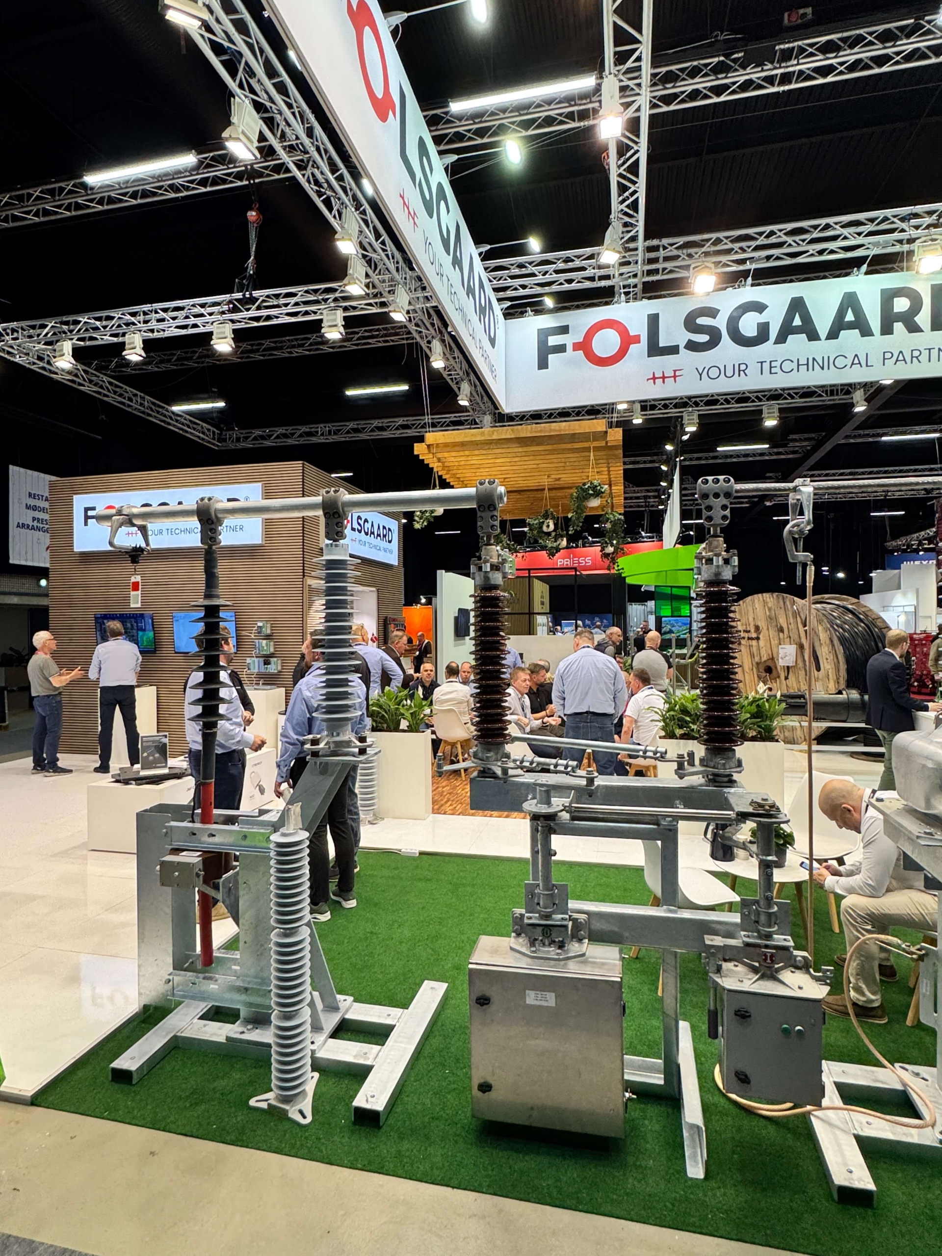 Messestand med god plads til at vise materiale